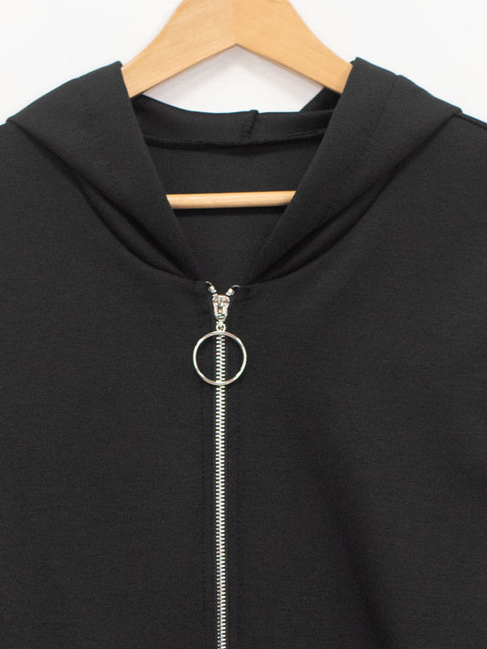 Soft zip-up hoodie