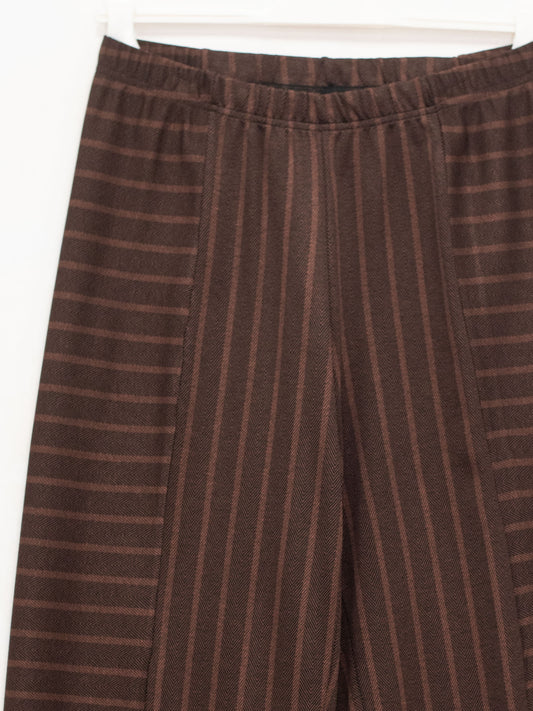 Pantalone T righe moro