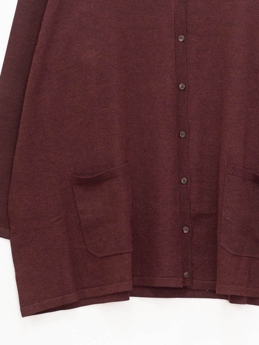 Cardigan over viscose