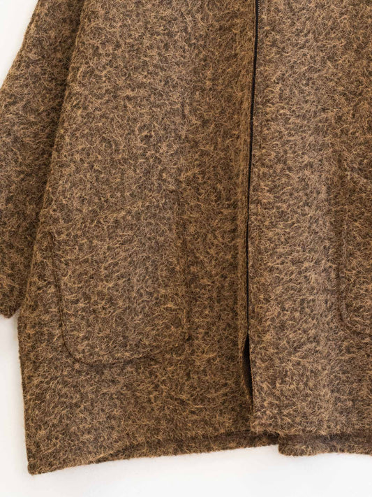 Women's oversized zip-up coat