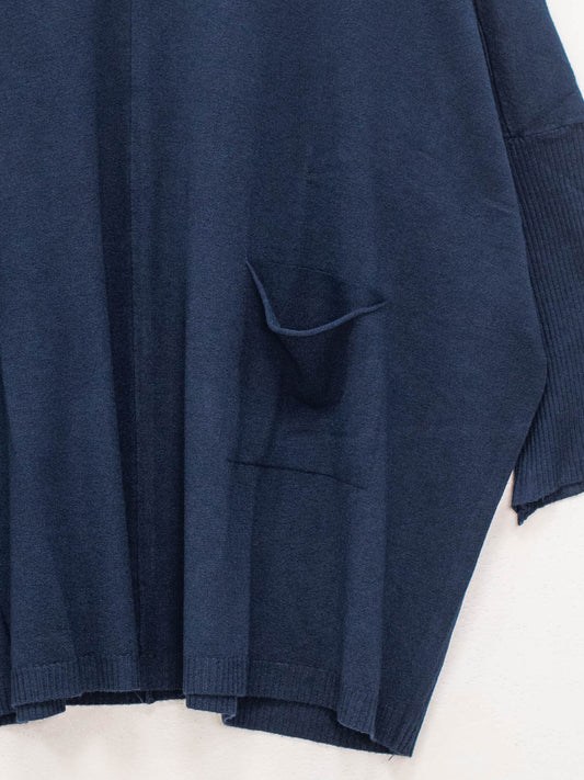 Maglia scollo V scatola
