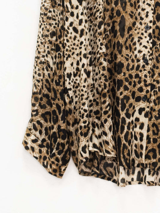 Camicia ghepardata lanettina