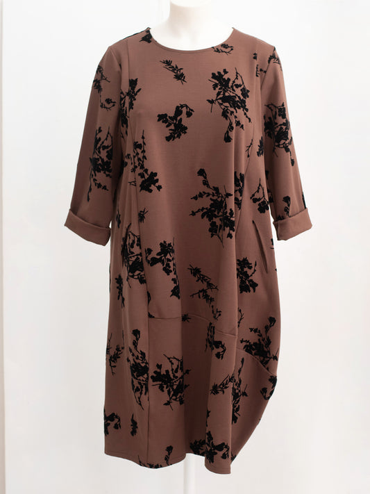 Abito inserto velluto 158C