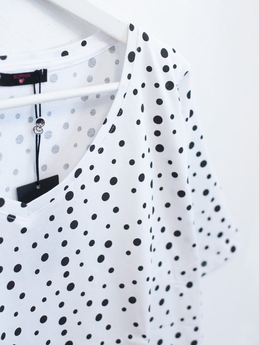 Maglietta scollo V pois