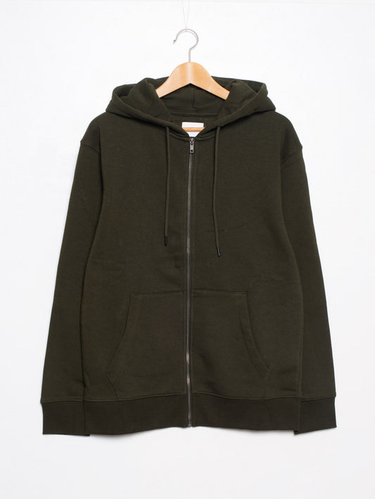 Basic fleece zip hoodie
