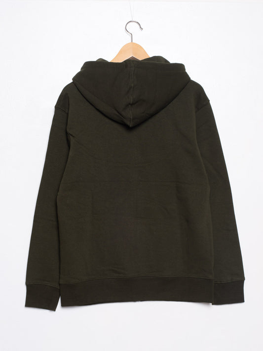 Basic fleece zip hoodie