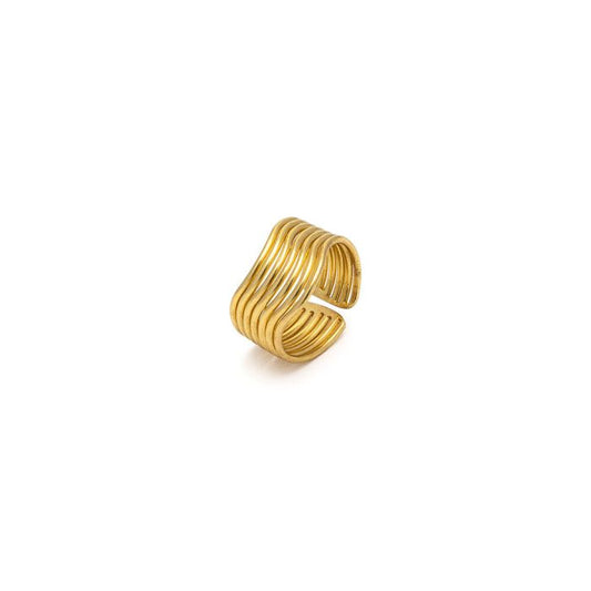 WAVE BAND RING 