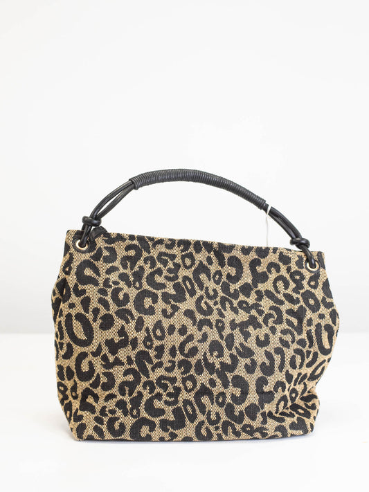 Borsa maculata manico nero