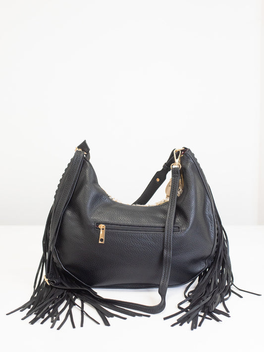 Borsa frappe nero