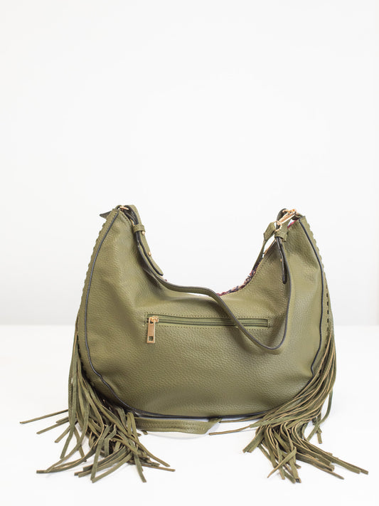 Borsa frappe verde