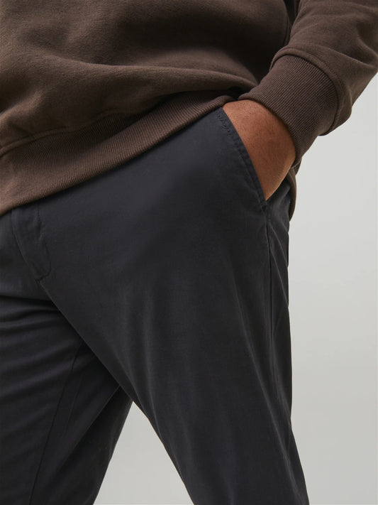 Plus size chino trousers