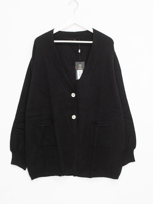 Maxi cardigan bottoni