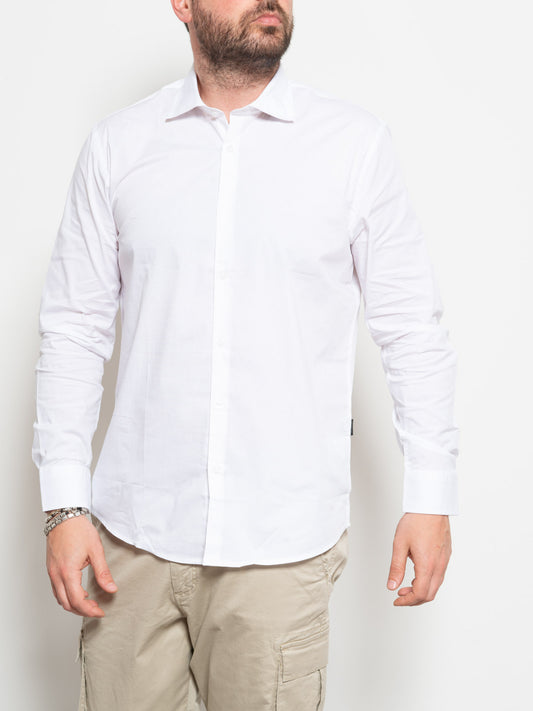 French collar long sleeve shirt