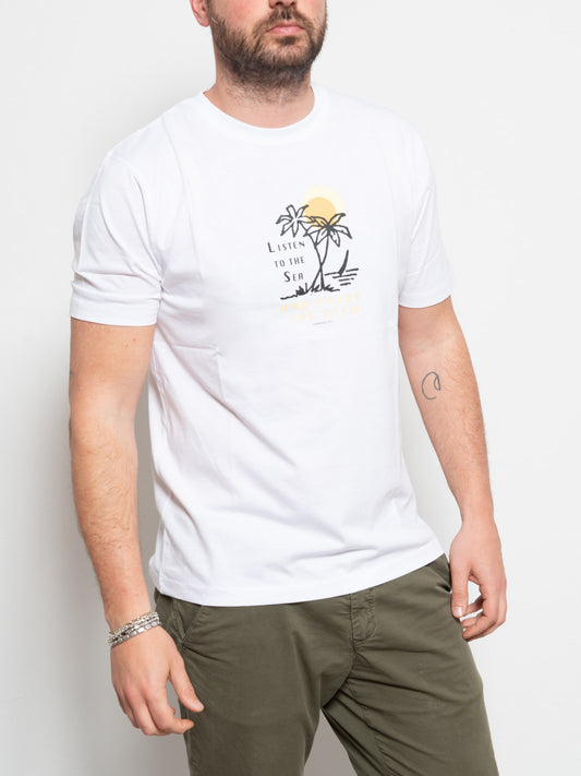 Sea print t-shirt