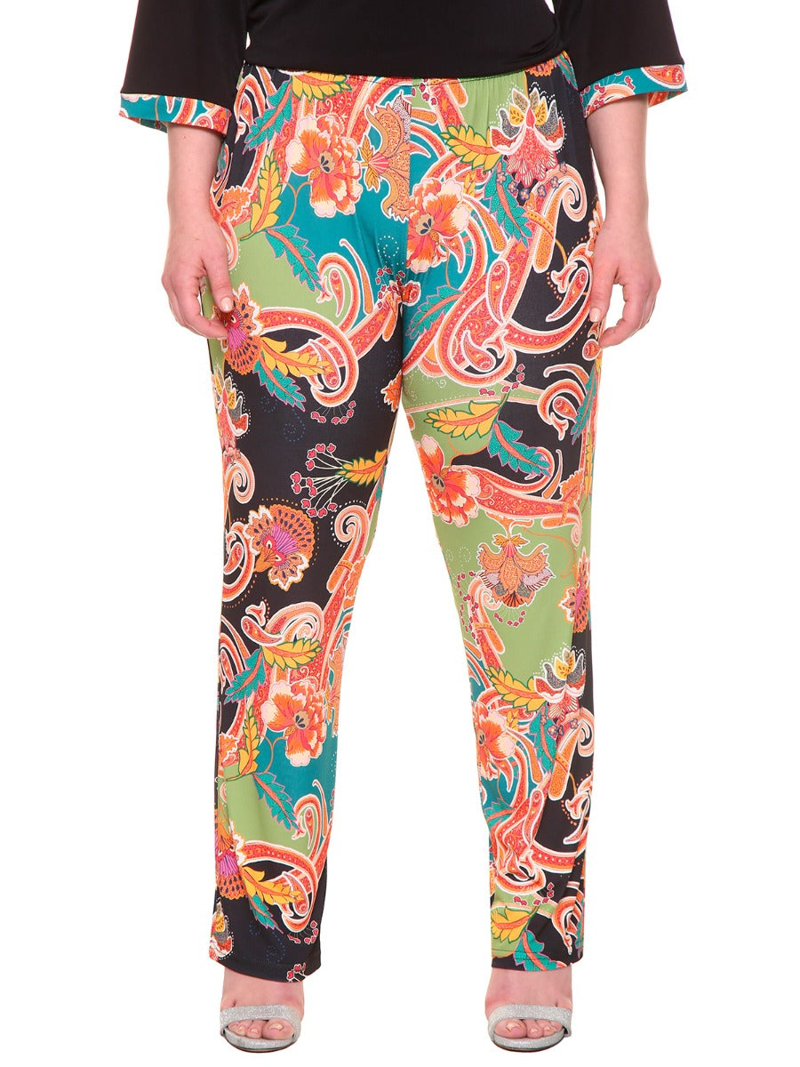 Sophia Curvy patterned trousers