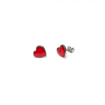 Vestopazzo red hearts earrings