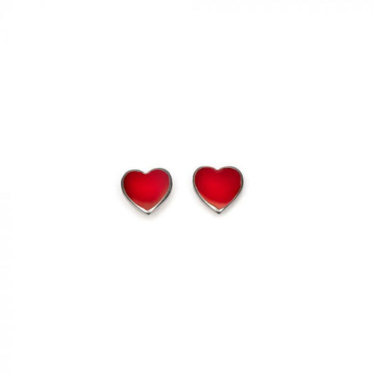 Vestopazzo red hearts earrings