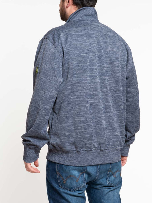 Comfortable size zip sweatshirt
