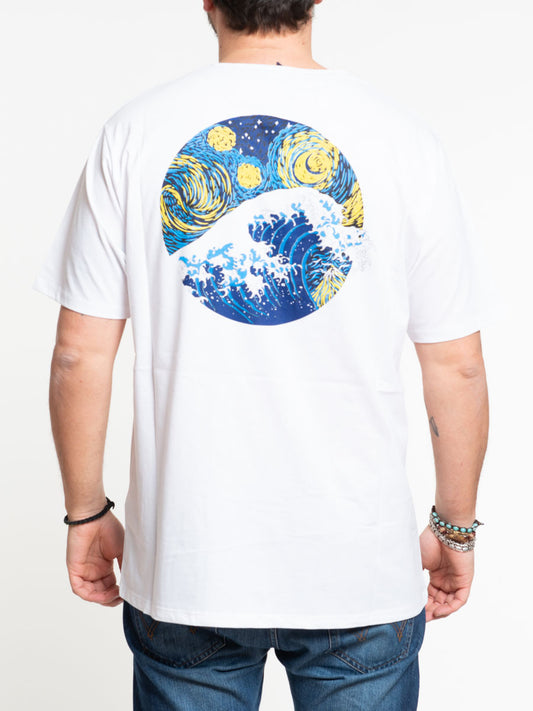 Plus size wave t-shirt