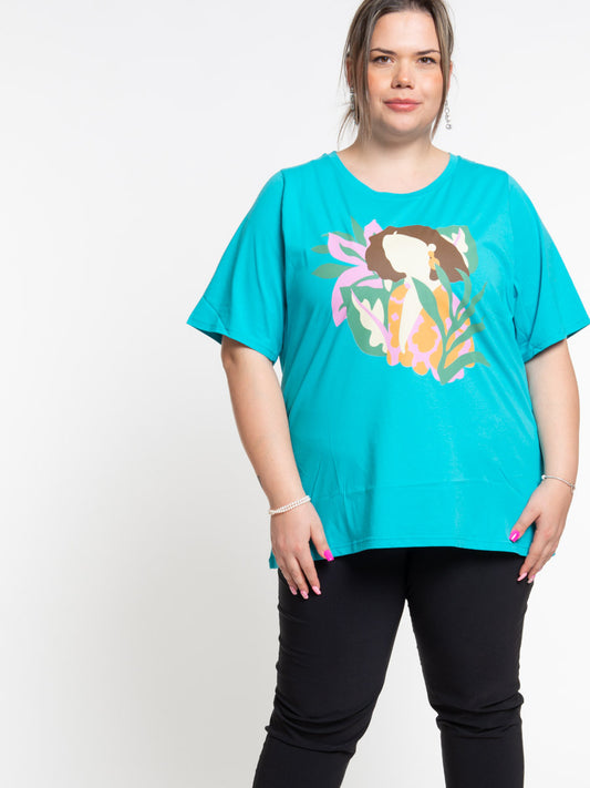Mint women's curvy t-shirt